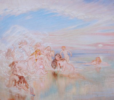 Nymphs at the Seashore by William Shackleton